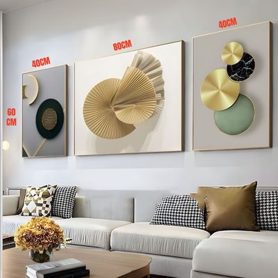 Imagen 2 del producto Set De 3 Cuadros Decorativos Marcos de Aluminio By