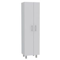 Mueble De Aseo 2 Puertas Blanco 89.5x180.6x51.5 cm