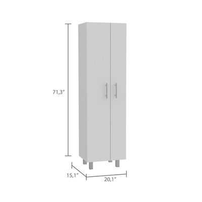 Imagen 2 del producto Mueble De Aseo 2 Puertas Blanco 89.5x180.6x51.5 cm