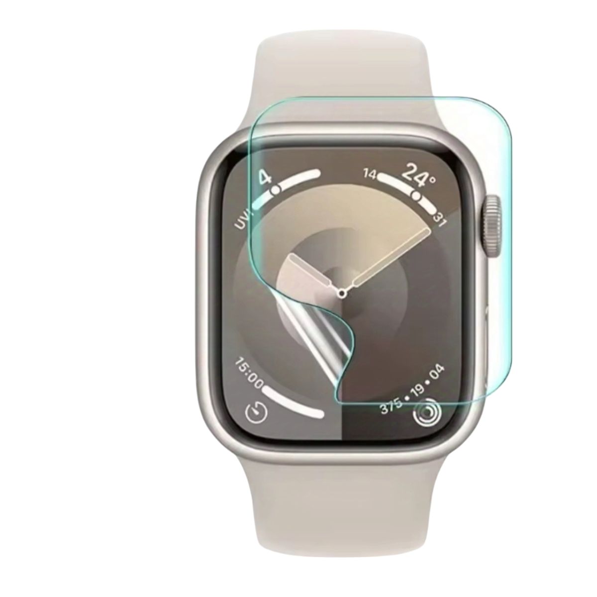 GENERICO - Pack 3 Láminas Apple Watch Se 7/8 De 41mm Ewatch