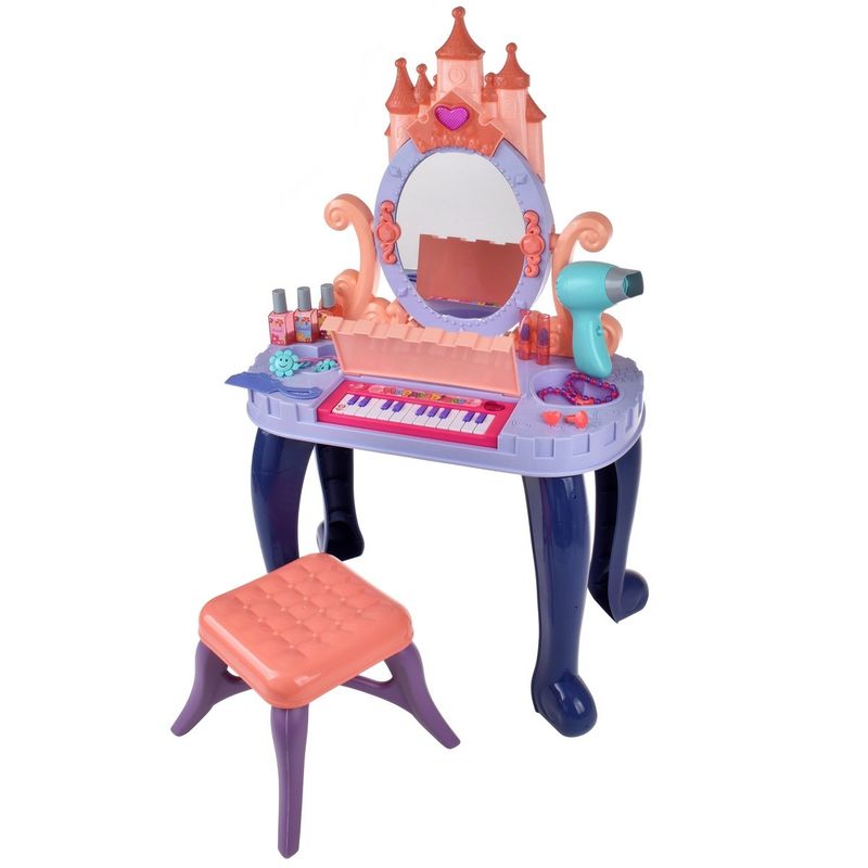 ANSALDO - TOCADOR DE PRINCESA CON PIANO Y PISO Y ACCESORIOS