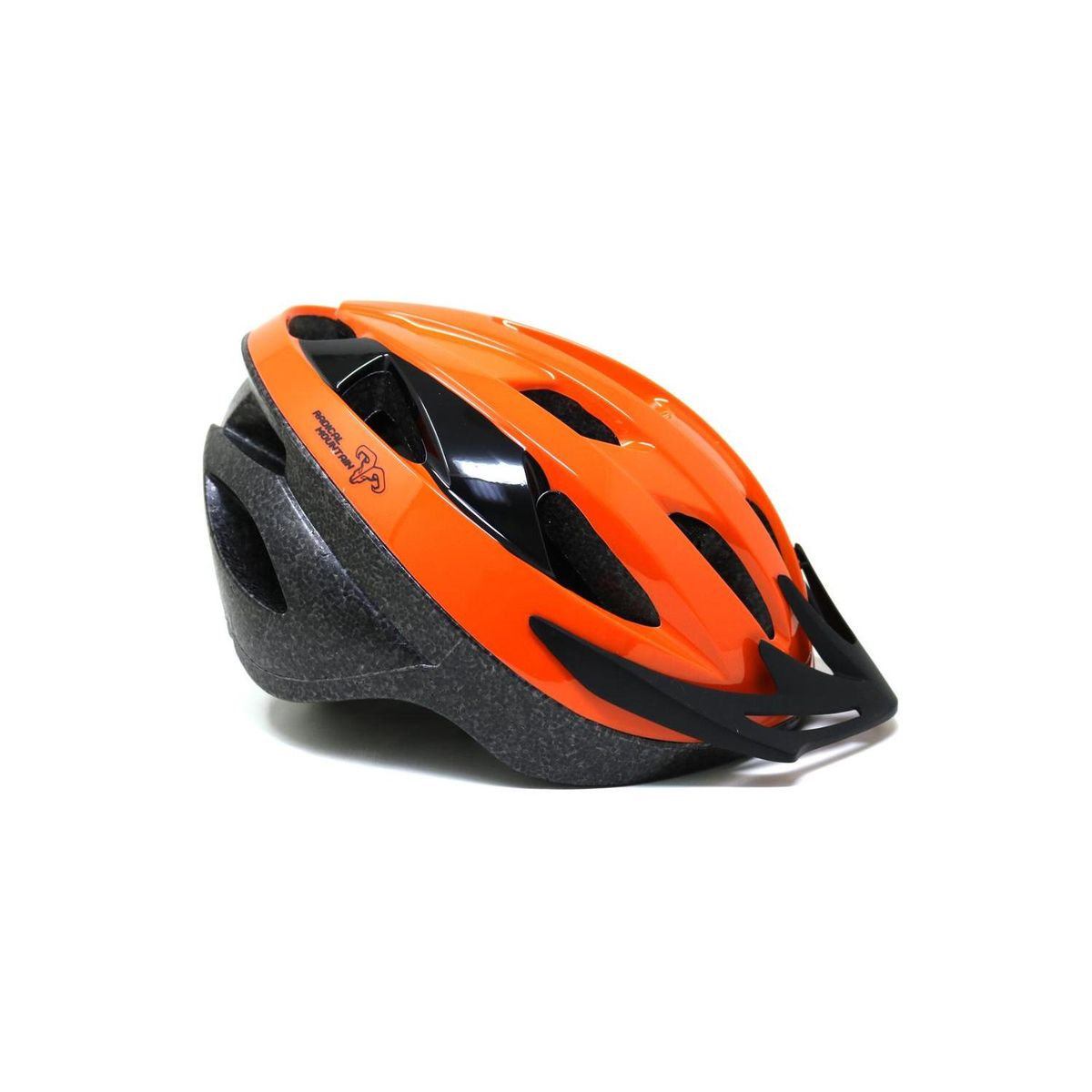 RADICAL MOUNTAIN - Casco Radical Mountain MTB Con Luz Naranjo Negro M 56-57cm