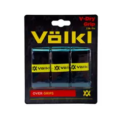 VOLKL - Overgrip V-Dry Völkl Negro para Tenis 3 unidades