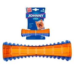 ANSALDO - Gigwi - Pequeño Johnny Stick Squeaker Naranjo/Azul