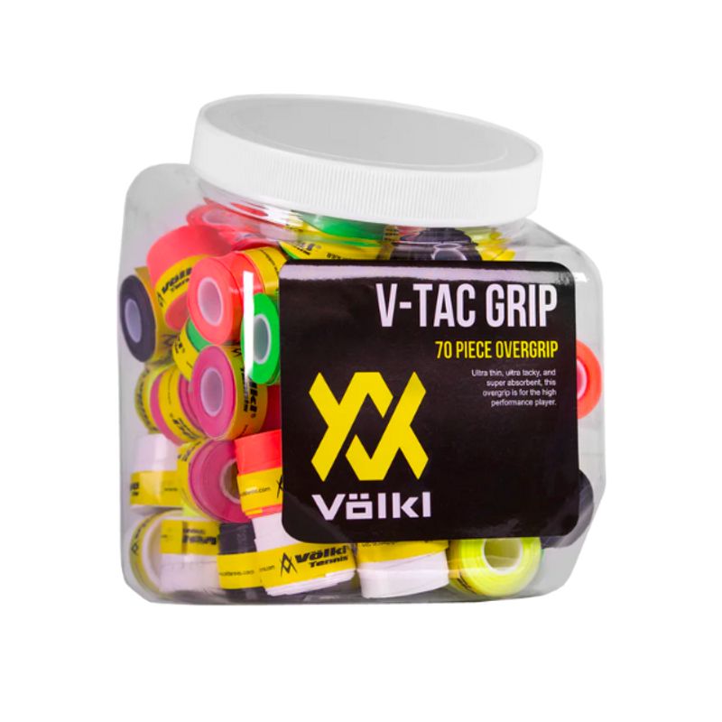 VOLKL - Tarro Overgrip Völkl V-Tac para tenis 70 Unidades