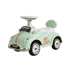 JUGUETON - Correpasillos Auto Escarabajo Vintage Verde
