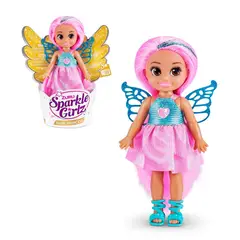 SPARKLE GIRLZ - MUÑECA 12 CMS HADA DE ZURU - ROSADA
