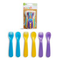 Set de tenedor y cucharas Munchkin que cambian de color