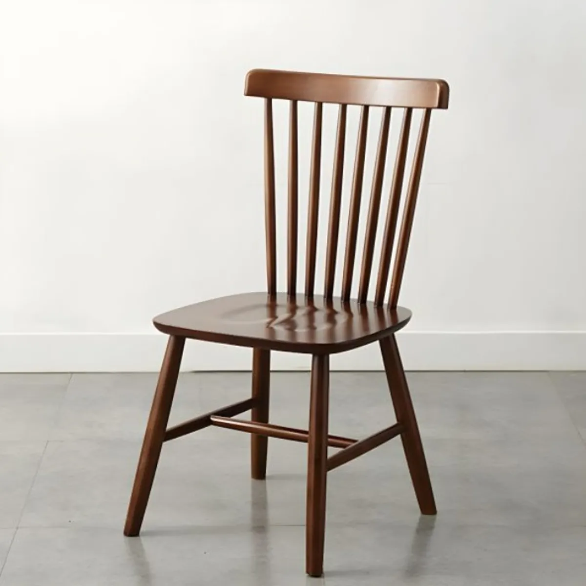 GENERICO - Silla de Comedor Windsor de Madera Walnut