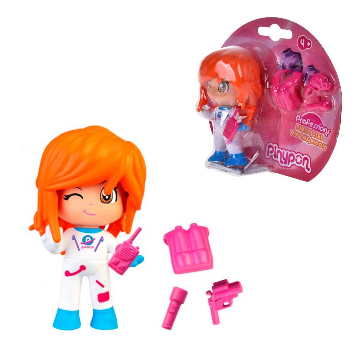 PINYPON - MUÑECA PROFESIONES PINYPON - PRIMERA CHICA EN LA LUNA