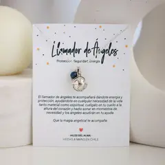 GENERICO - Llamador de angel con piedra lapislazuli