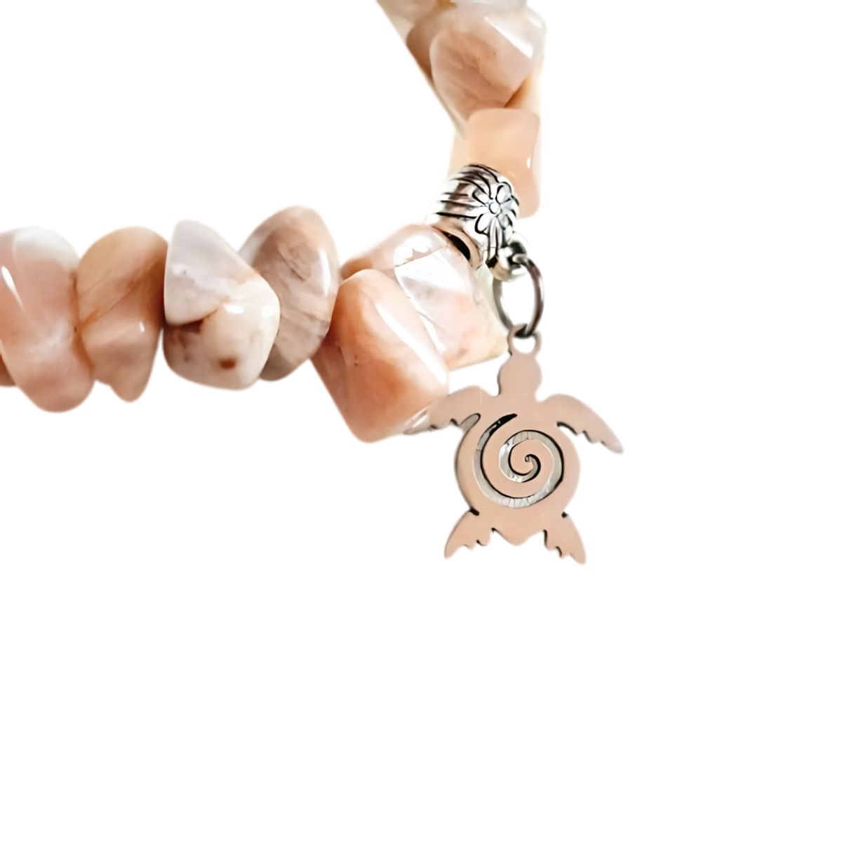 GENERICO - Pulsera Piedra Sol de piedra Rústica