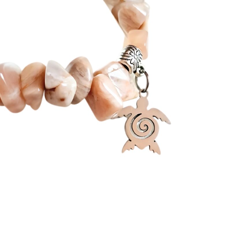 GENERICO - Pulsera Piedra Sol de piedra Rústica