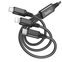 Cable Usb 3 en 1 Negro