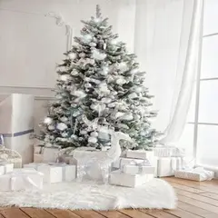 ARTIHOGAR - Arbol de Navidad Nevado 210 CM Modelo Bavaria