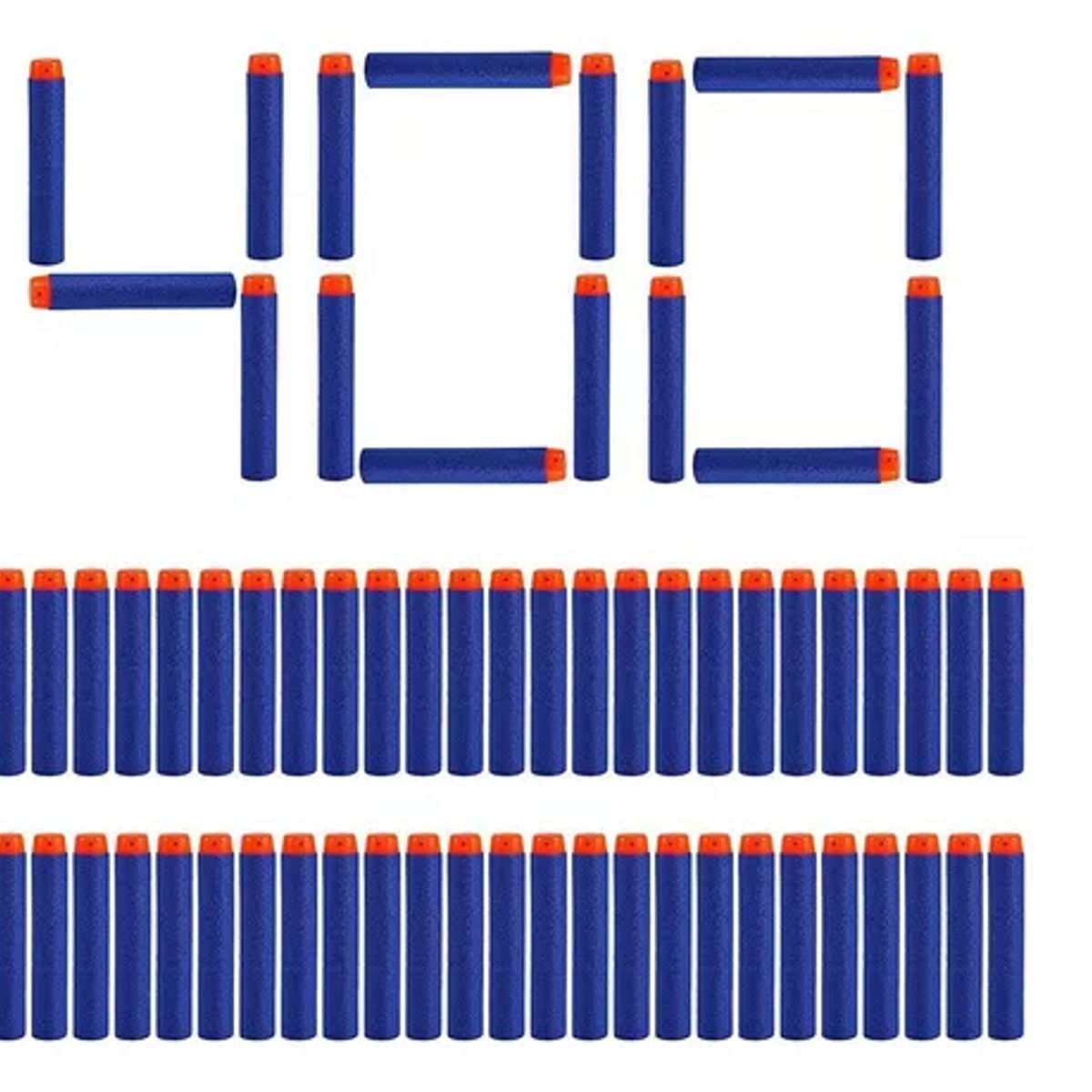 GENERICO - 400 Dardos Bala De Repuesto 7.2cm Para Nerf N-strike Elite
