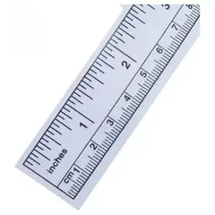 GENERICO - Cinta Metrica Adhesiva 45 Y 90 cm 18 Y 36 inches 2un