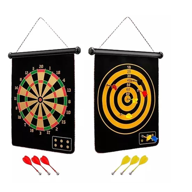 GENERICO - Juego Dardo Tablero Colgante Y Plegable Accesorios Magnético