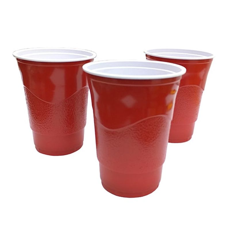 GENERICO - VASOS ROJOS 500 ML X 50 PCS X1 UNI