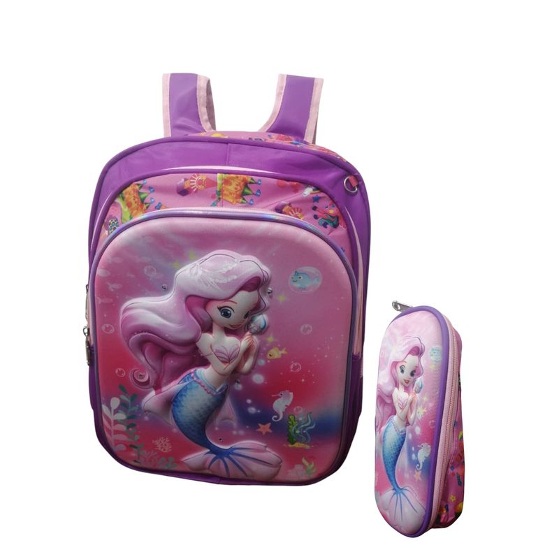 GENERICO - Mochila infantil para niños con estuche