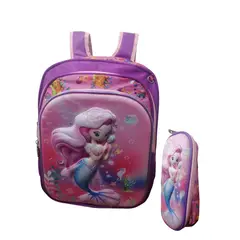 GENERICO - Mochila infantil para niños con estuche
