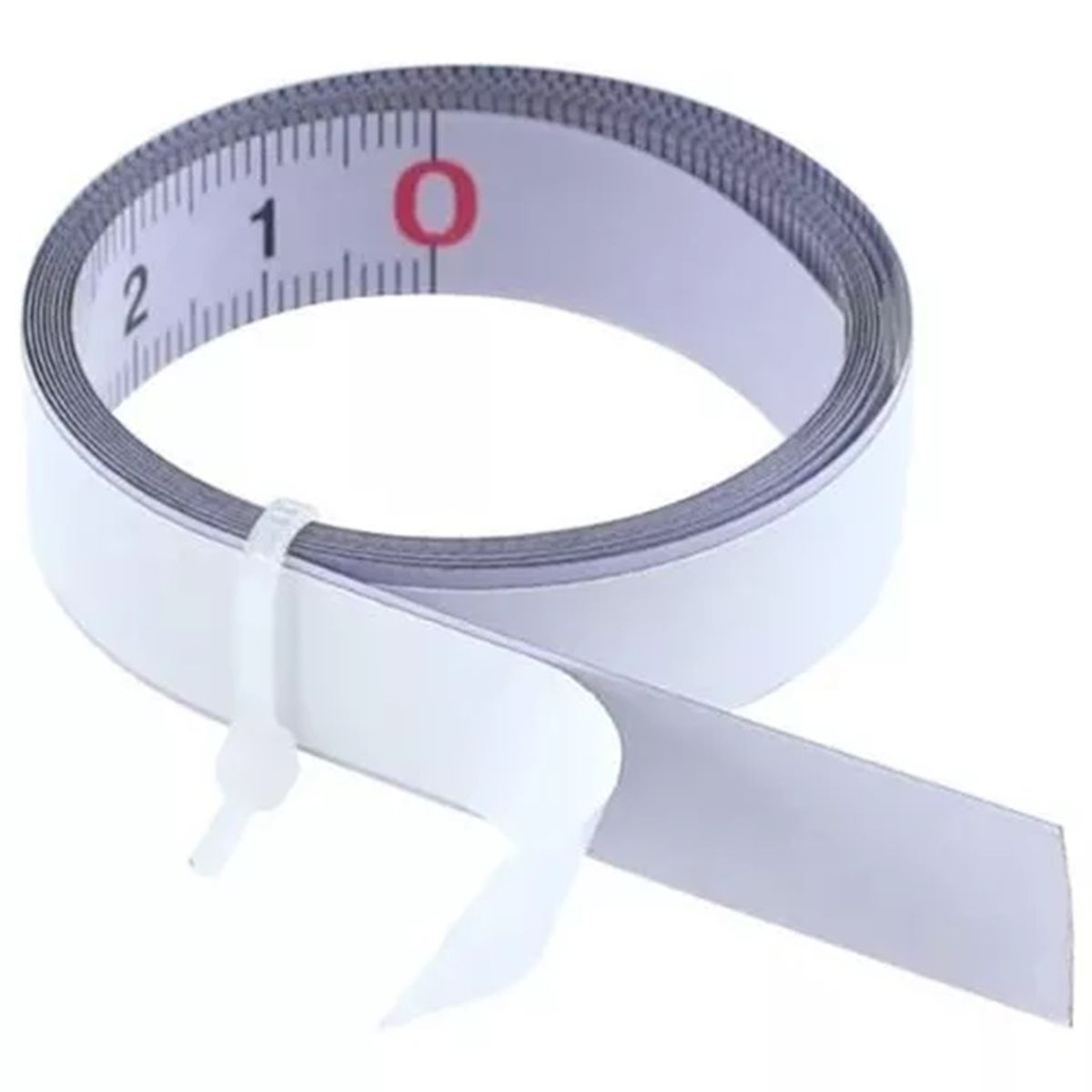 GENERICO - Cinta Métrica Adhesiva Metálica 0 Der A Izq Largo 2 Mt