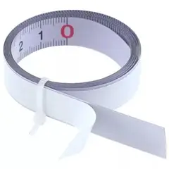 GENERICO - Cinta Métrica Adhesiva Metálica 0 Der A Izq Largo 2 Mt