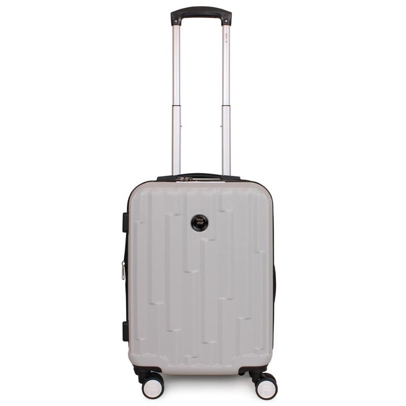 F LA MALETA DE CHILE - Maleta Flip de cabina con usb gris F la Maleta de Chile