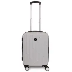 F LA MALETA DE CHILE - Maleta Flip de cabina con usb gris