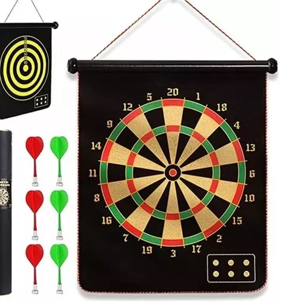 GENERICO - Tablero Dardos Magnético Niño Tablero Profesional Magneticos