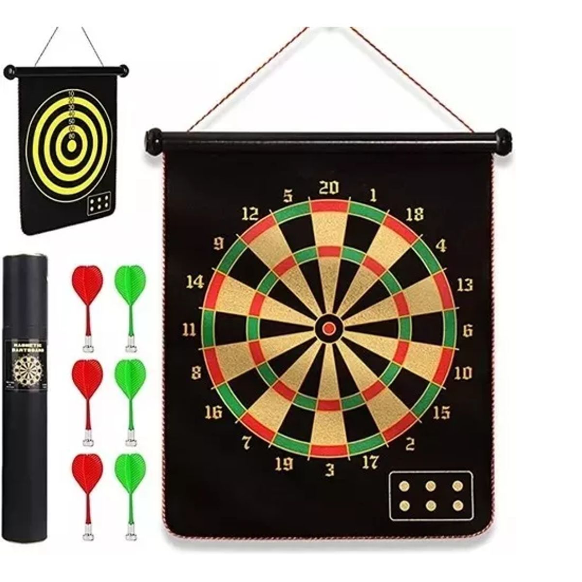 GENERICO - Tablero Dardos Magnético Niño Tablero Profesional Magneticos