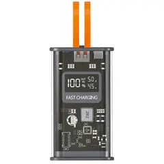 TECNOLAB - Power Bank 10000mAh 225W Diseño Transparente - SC