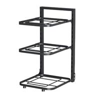 Organizador Estante Multiuso Cocina Platos Ollas 3 Niveles