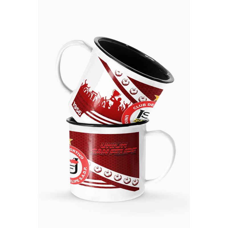 S/M - Taza Lechero Enlozado Unión San Felipe Fútbol Chileno