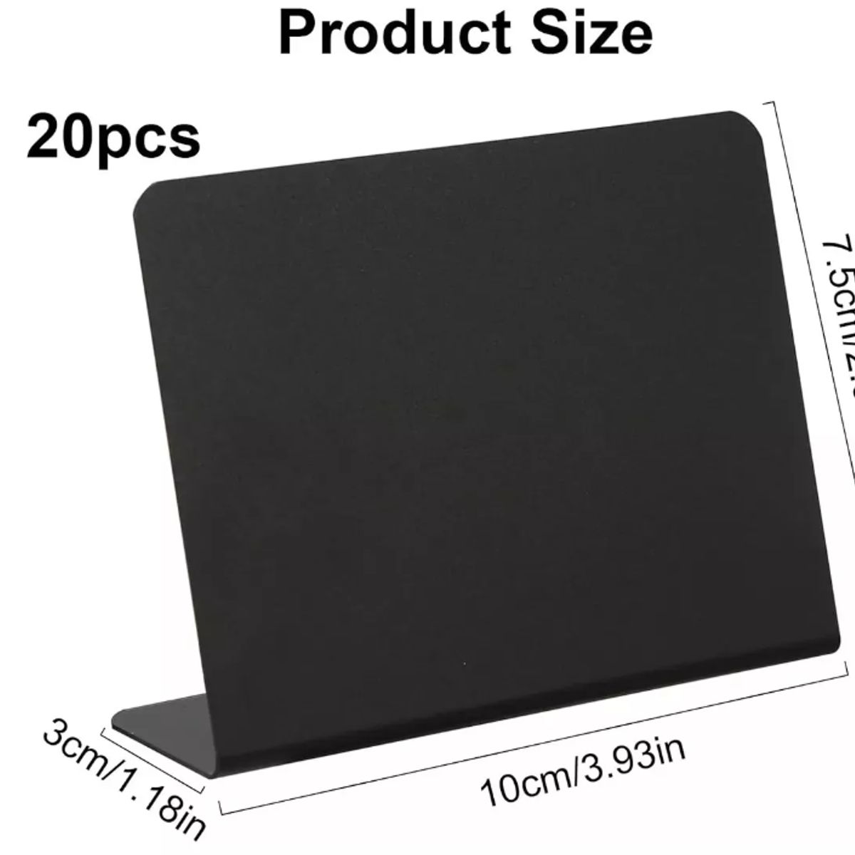 GENERICO - 15 Pizarra Borrable Mesa + 12 Letrero Tiza Líquida Plumones