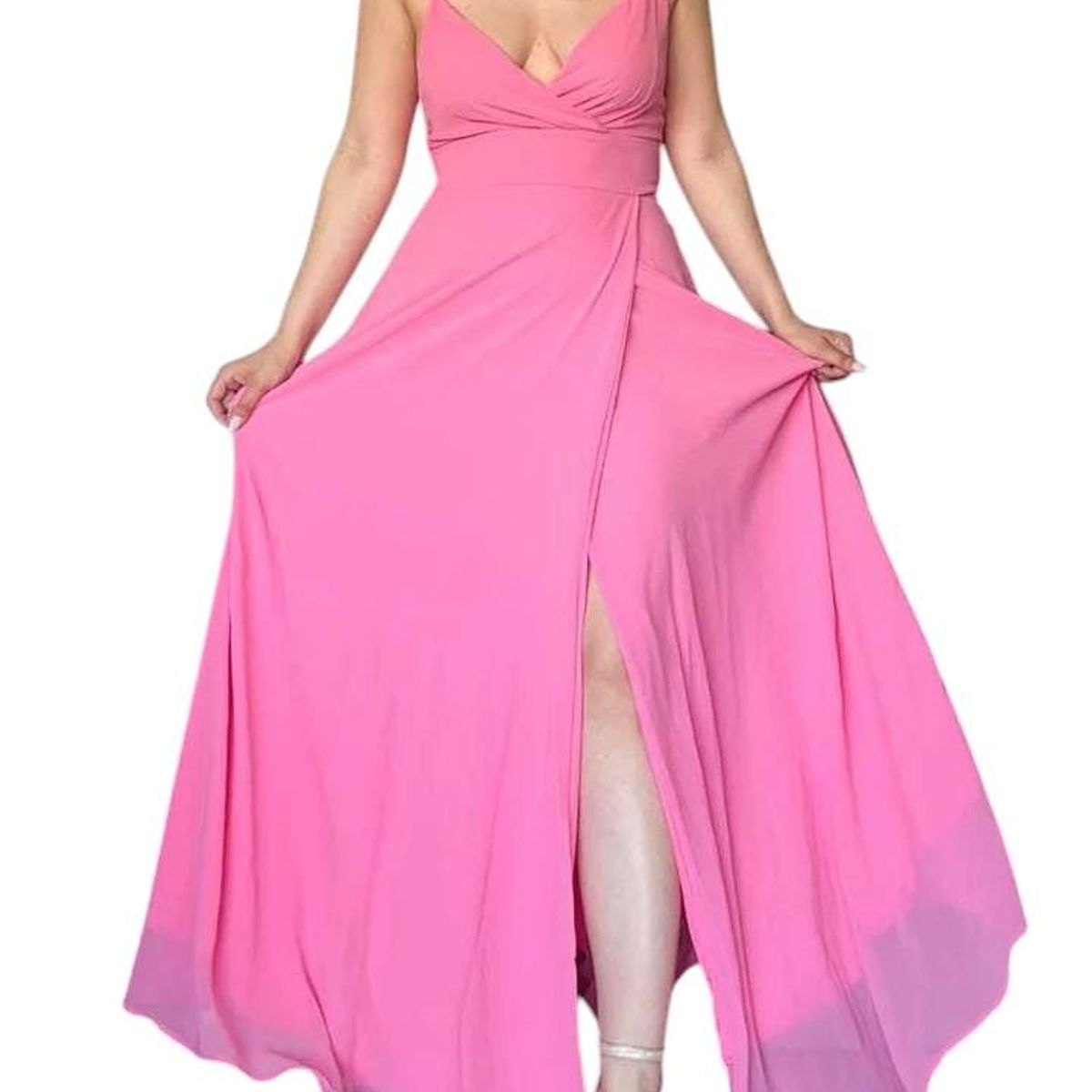 LUNA - VESTIDO DE FIESTA  DE NOCHE LINA.-