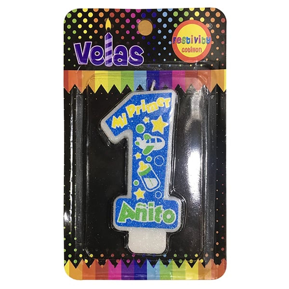 GENERICO - VELA MI 1ER AITO CELESTE X1 UNI