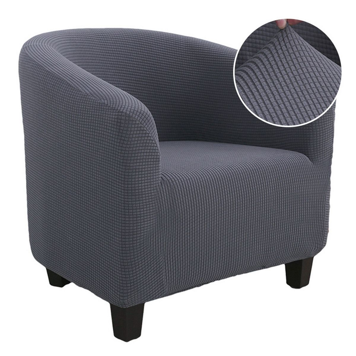 GENERICO - Funda Cubre Poltronas de tela elasticada CUADRILLE