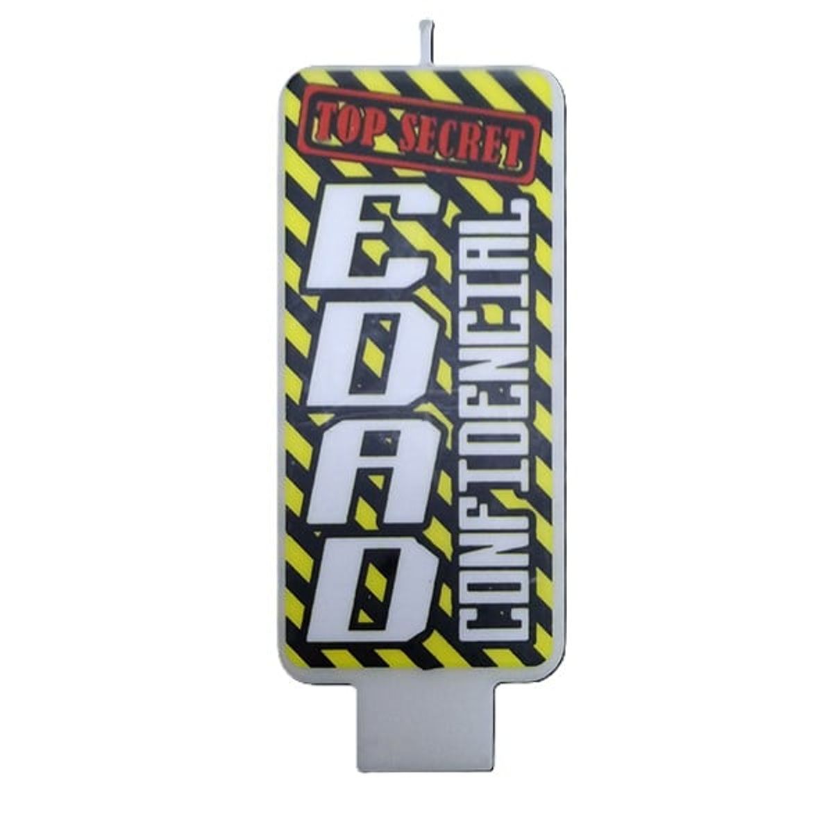 GENERICO - VELA DISENO TOP SECRET X1    UNI