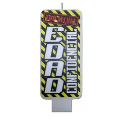 GENERICO - VELA DISENO TOP SECRET X1  UNI