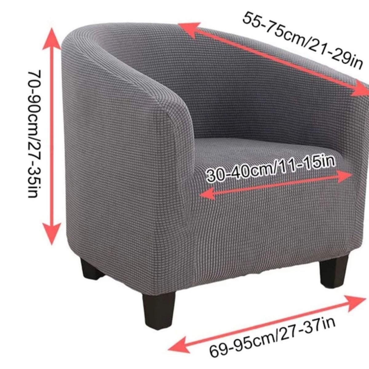 GENERICO - Funda para Poltronas de tela elasticada CUADRILLE