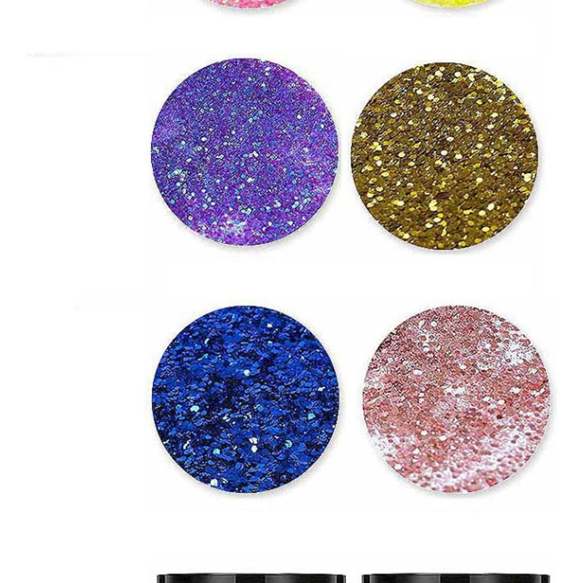 GENERICO - Glitter Para Resina Epoxica 6 Colores Decoración Brillantes