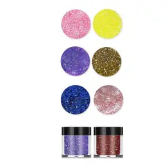 GENERICO - Glitter Para Resina Epoxica 6 Colores Decoración Brillantes