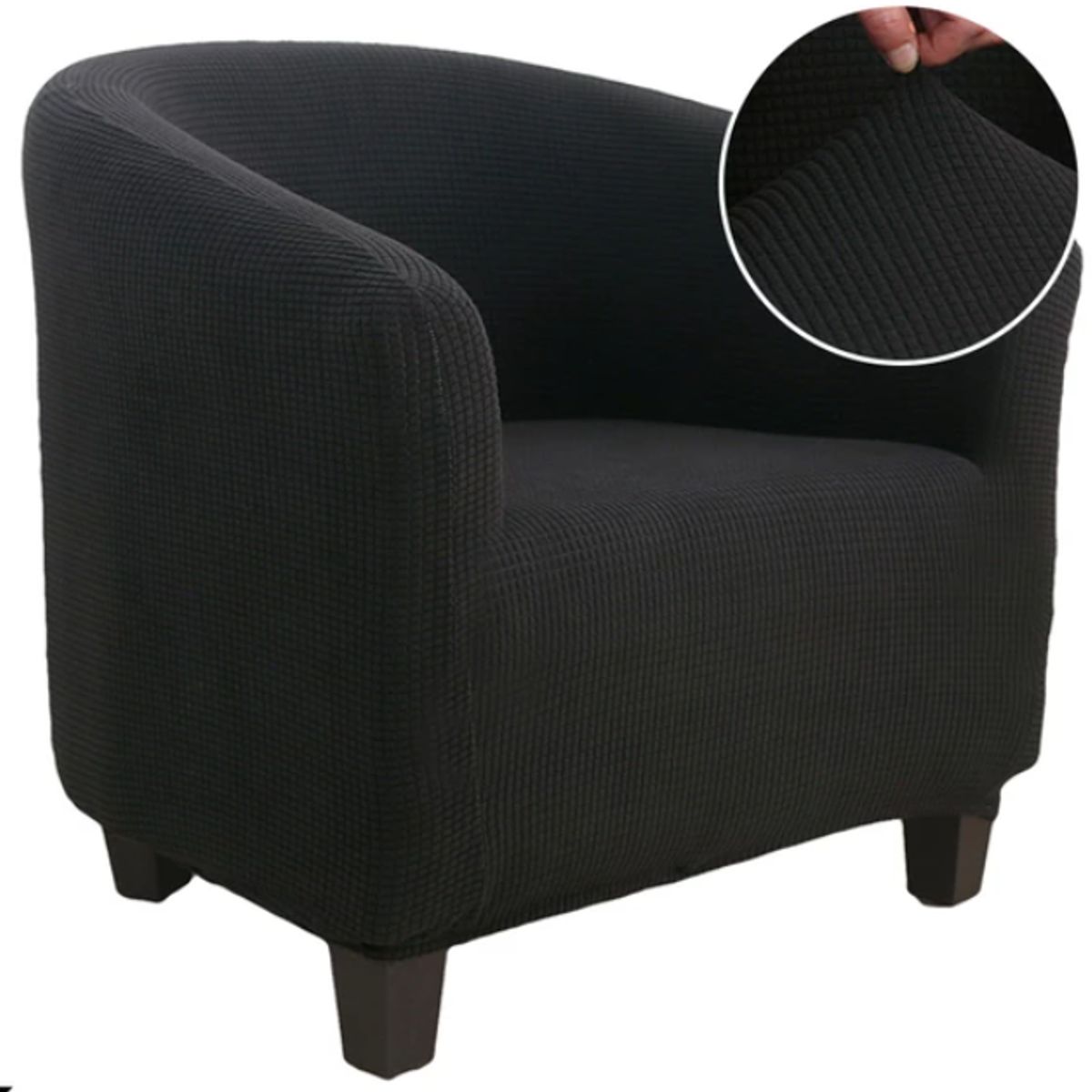 GENERICO - Funda Cubre Poltronas de tela elasticada CUADRILLE