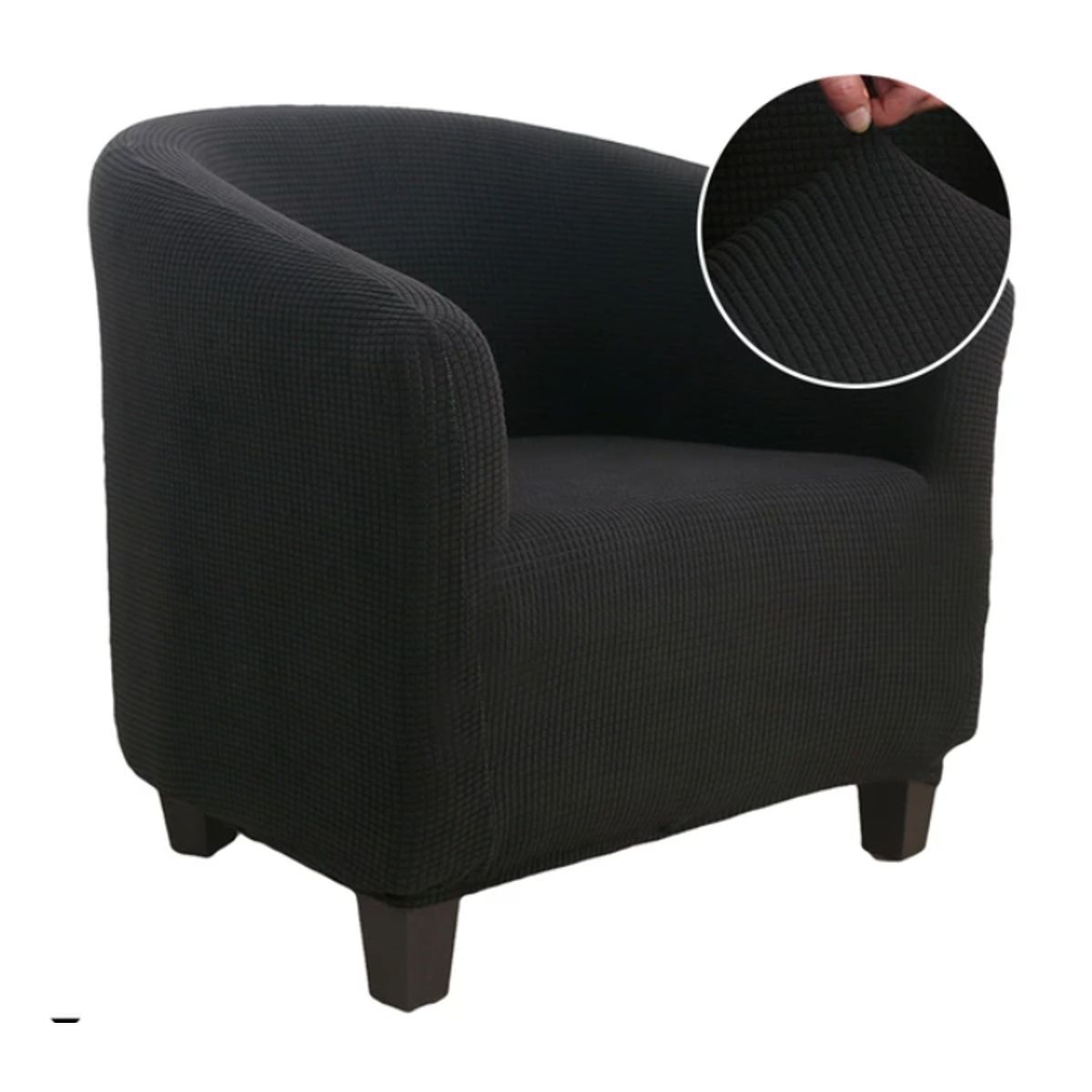 GENERICO - Funda Cubre Poltronas de tela elasticada CUADRILLE