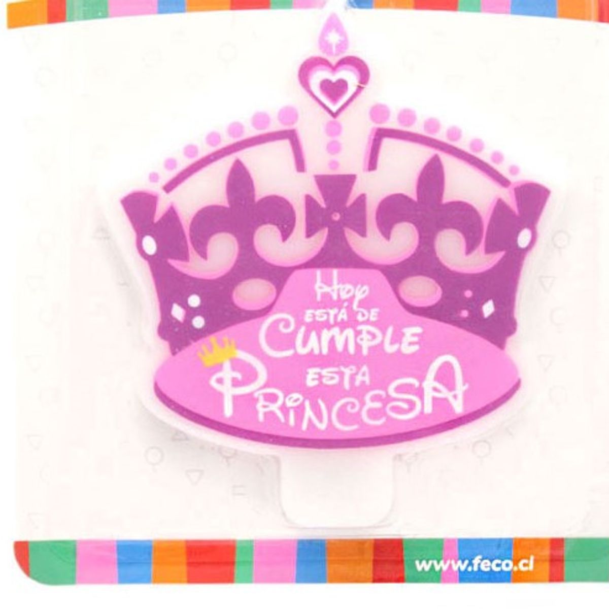 GENERICO - VELA DISE?O PRINCESA X 1 UNI