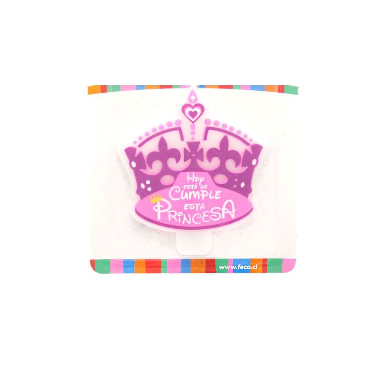 GENERICO - VELA DISE?O PRINCESA X 1 UNI