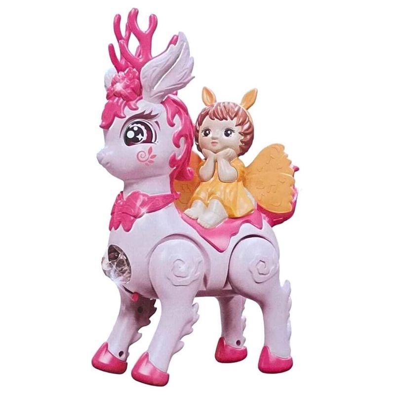 GENERICO - JUGUETE UNICORNIO PARA NIÑOS LUCES Y SONIDOS