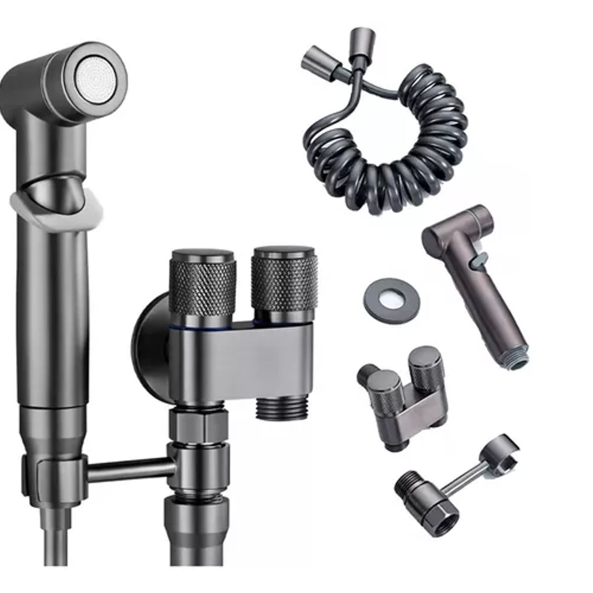 GENERICO - Ducha Bidet Arabe Acero Inoxidable Baño Wc Inodoro Kit