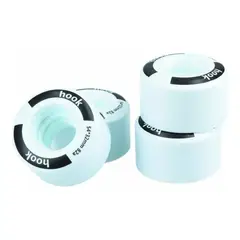 GENERICO - Repuesto Ruedas Para Patin Hook Pink 54 X 32 Mm Blanco